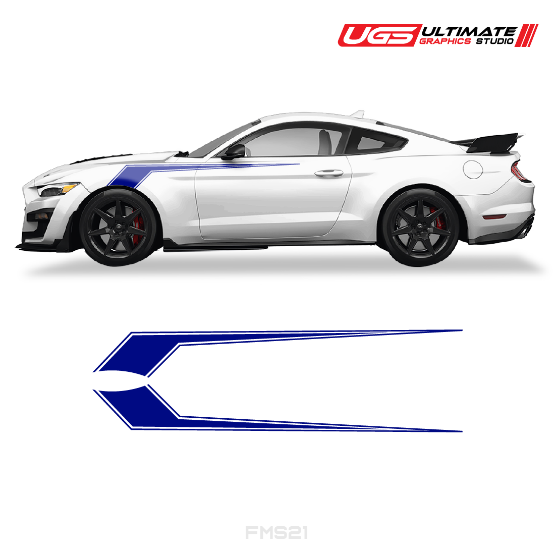 Ford Mustang Double Fender Graphics