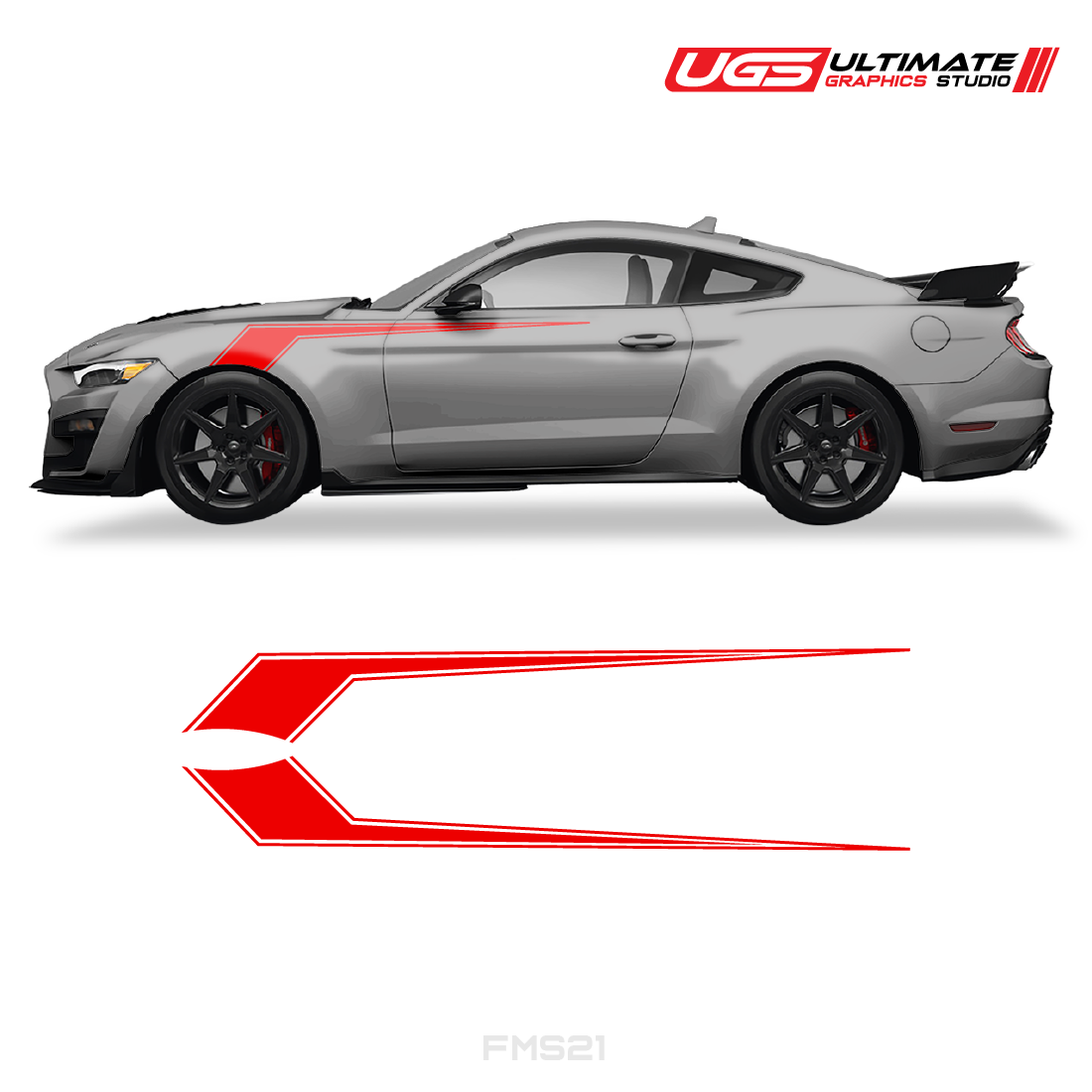 Ford Mustang Double Fender Graphics