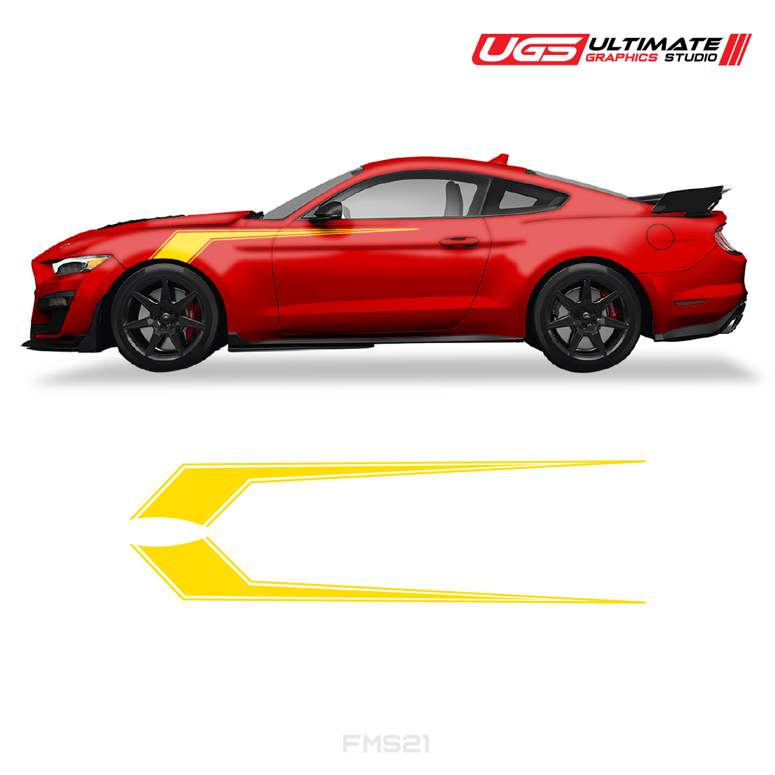 Ford Mustang Double Fender Graphics