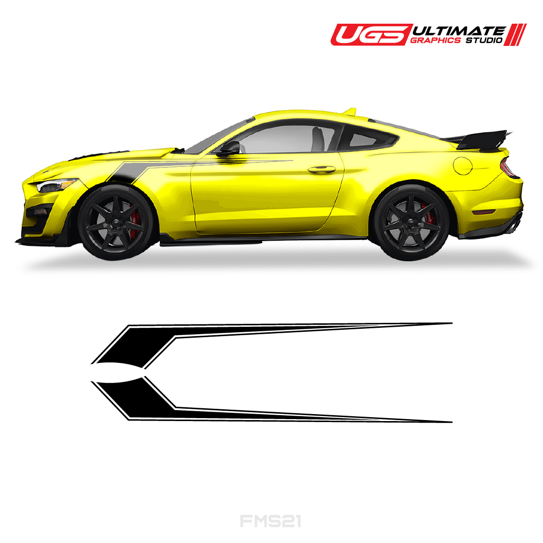 Ford Mustang Double Fender Graphics