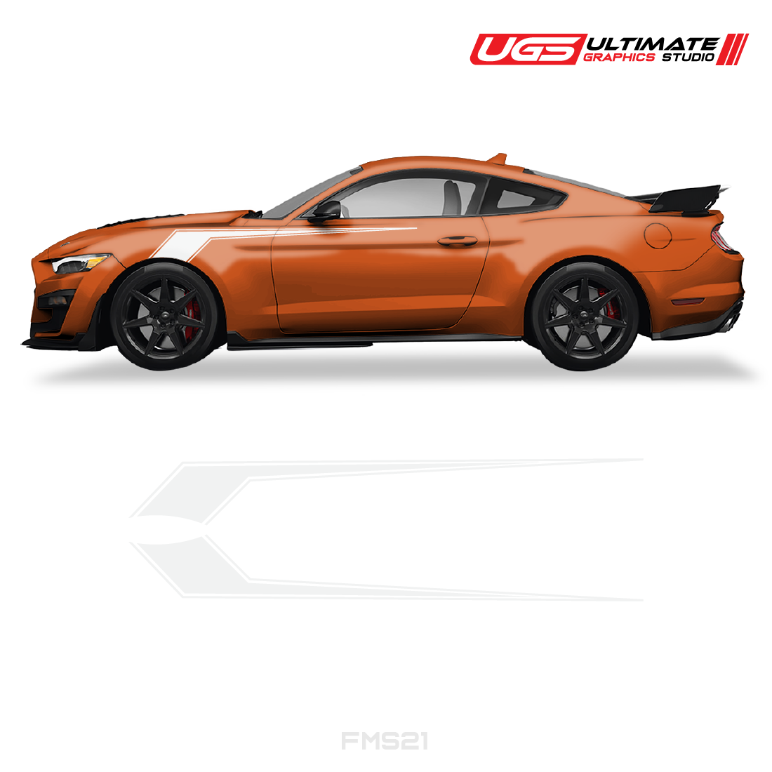 Ford Mustang Double Fender Graphics