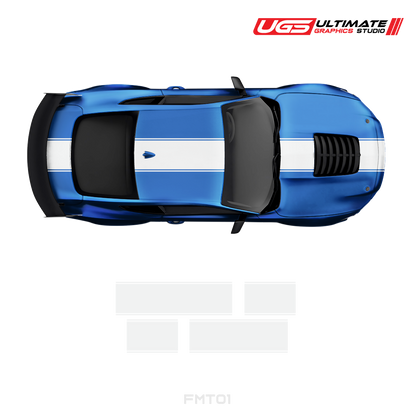 Ford Mustang Top 1 Color Racing Stripes