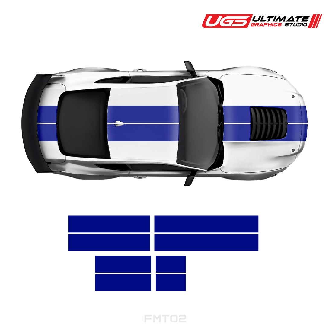Ford Mustang Top 2 Stripes