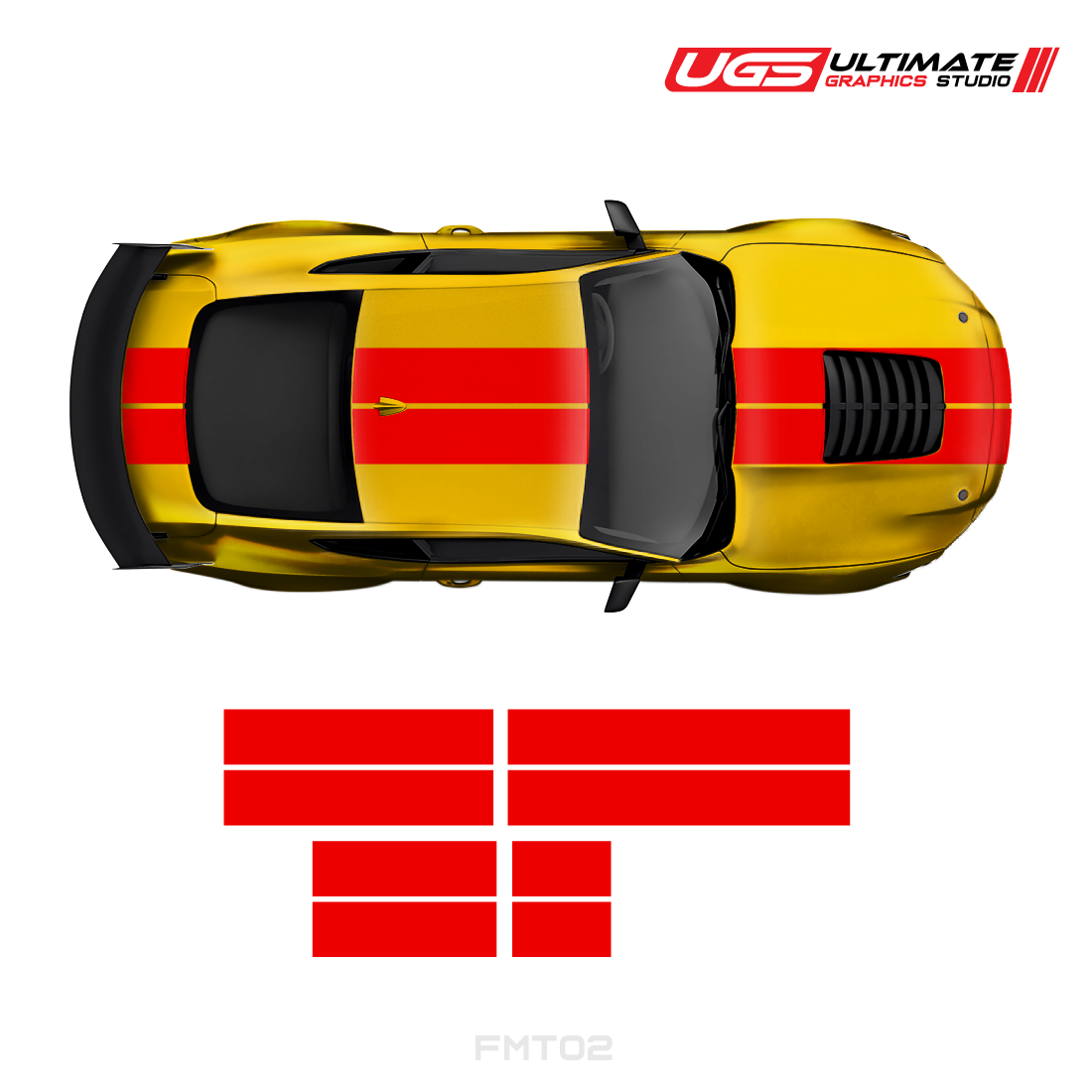 Ford Mustang Top 2 Stripes