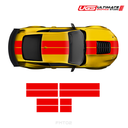 Ford Mustang Top 2 Stripes