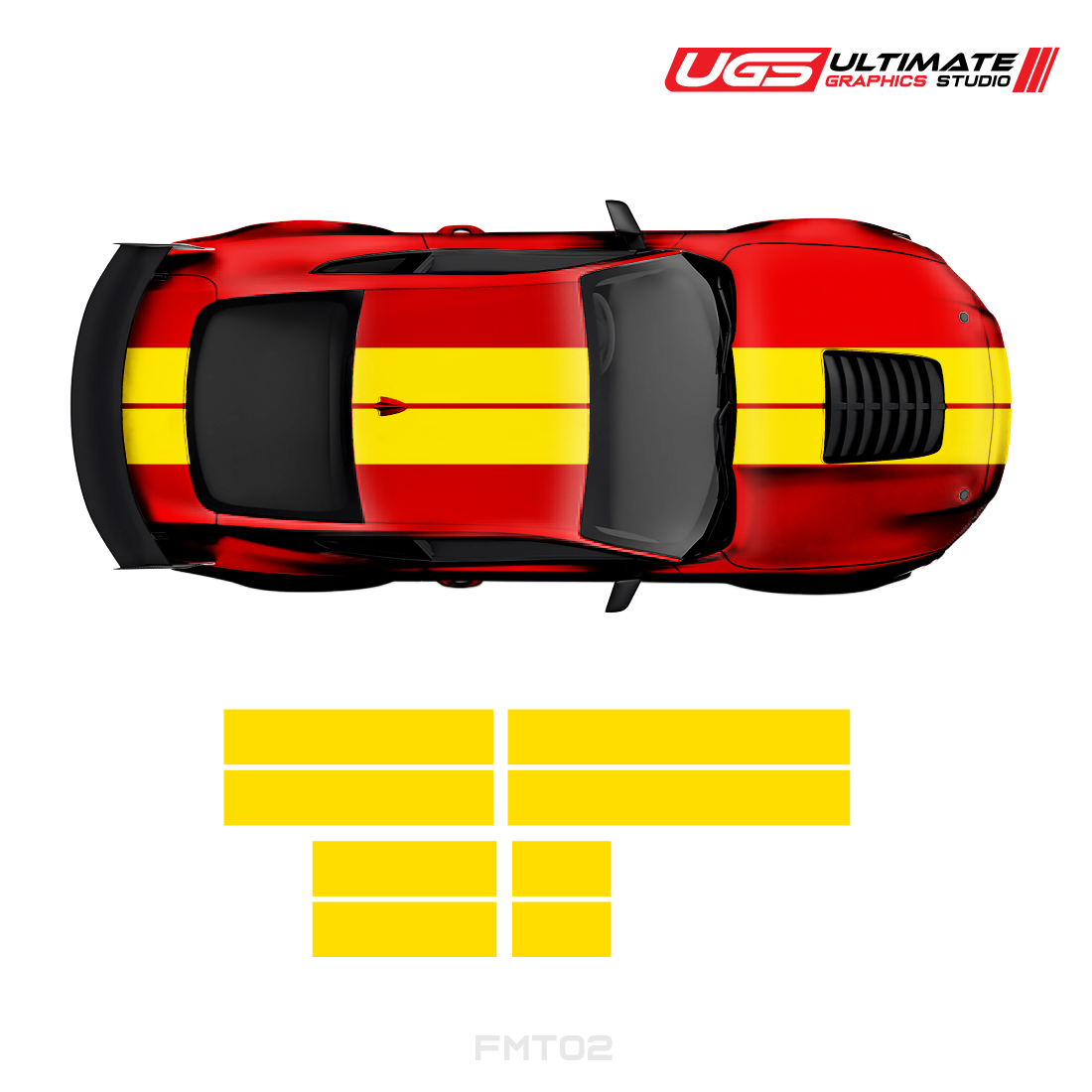 Ford Mustang Top 2 Stripes