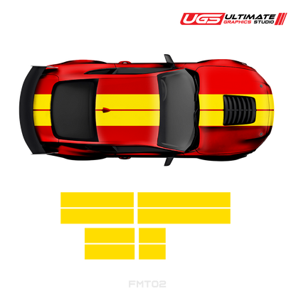 Ford Mustang Top 2 Stripes