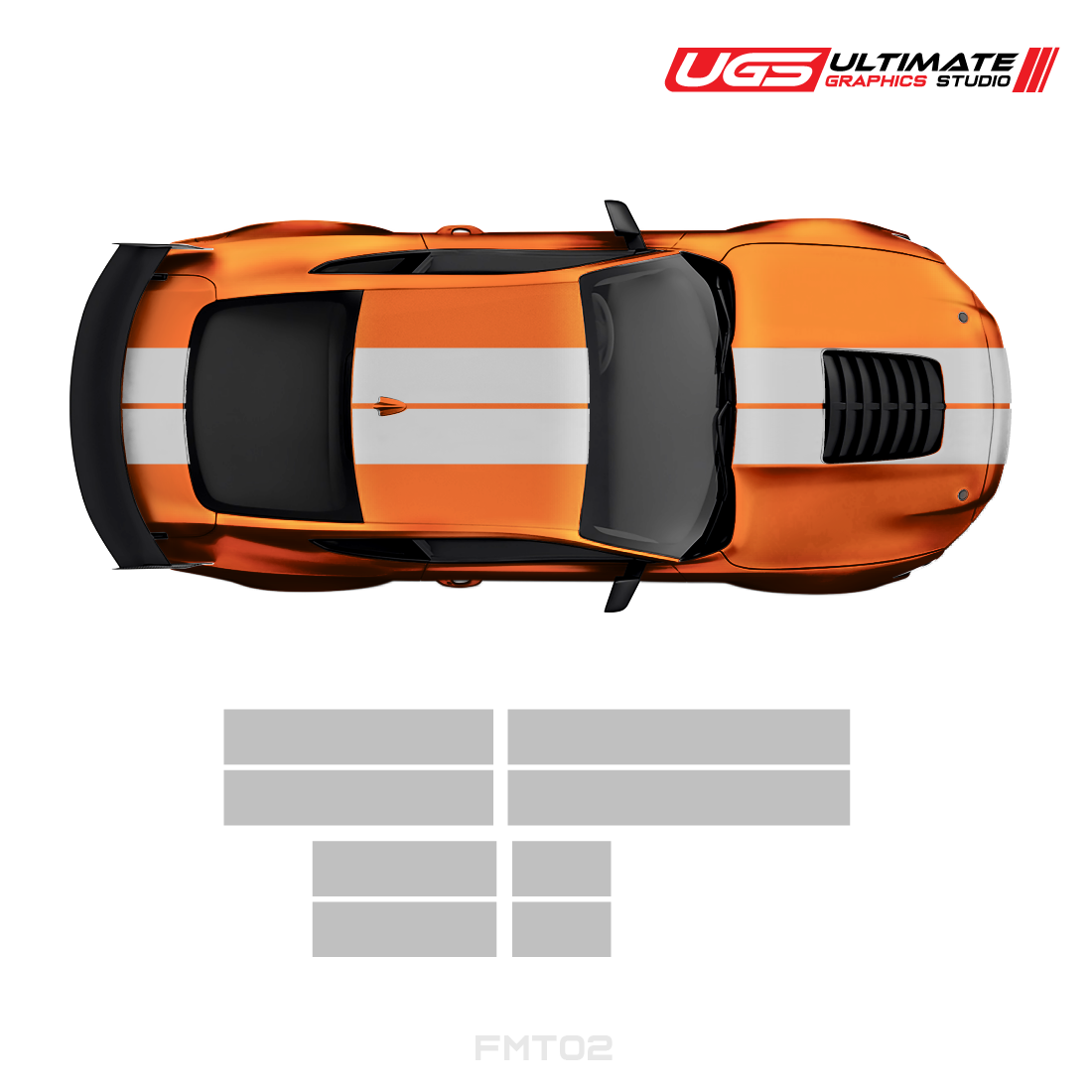 Ford Mustang Top 2 Stripes