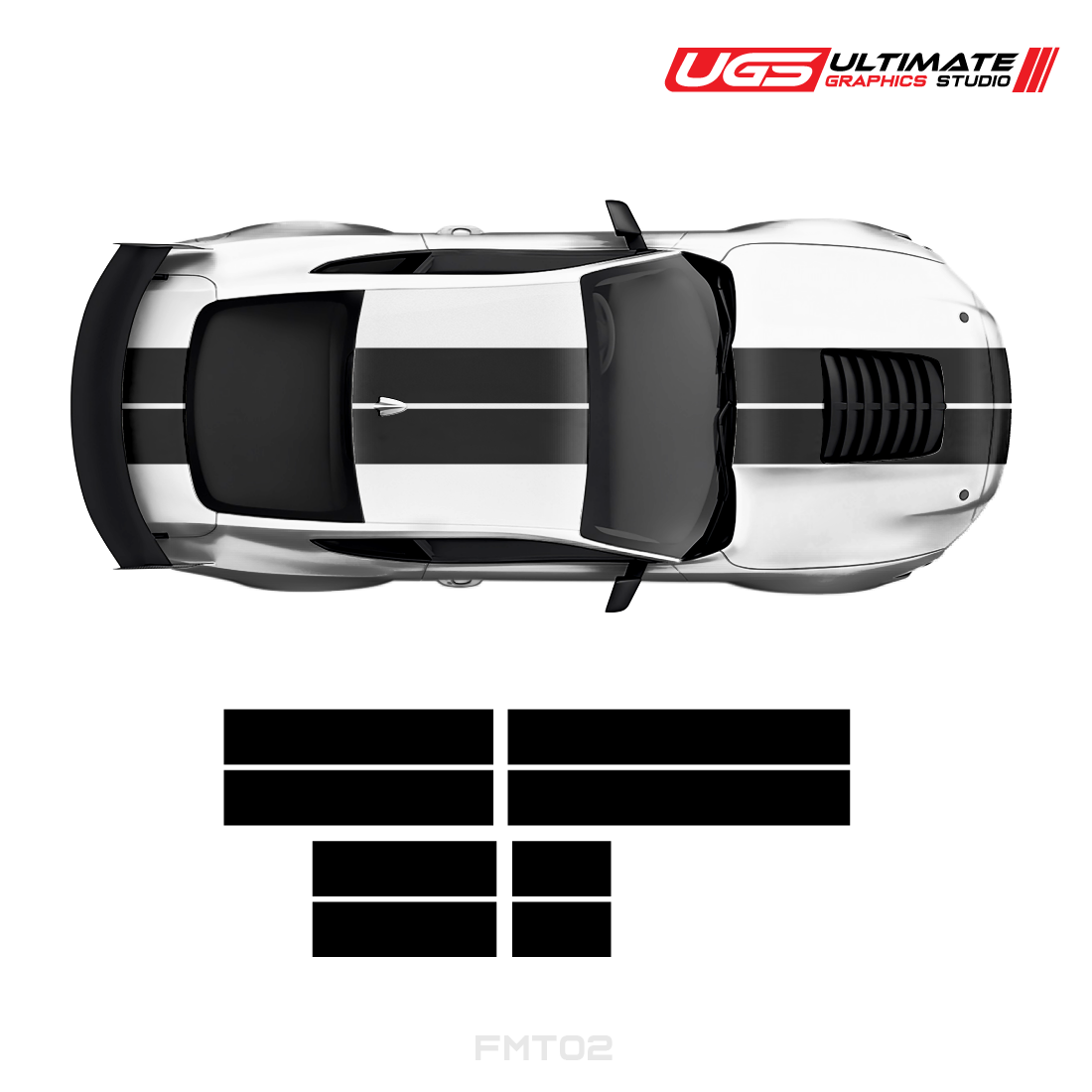 Ford Mustang Top 2 Stripes