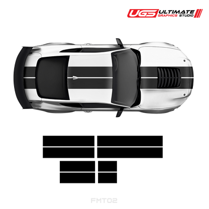 Ford Mustang Top 2 Stripes