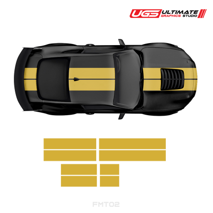 Ford Mustang Top 2 Stripes