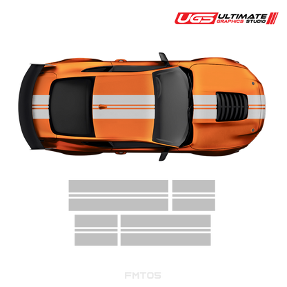Ford Mustang Double Single Color Stripes