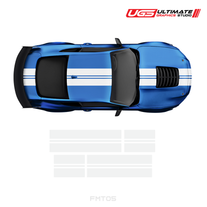 Ford Mustang Double Single Color Stripes