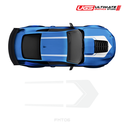 Ford Mustang Roof & Hood 2 Color Graphic