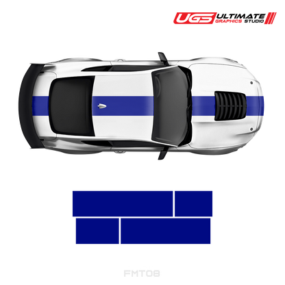 Ford Mustang Top 2 Color Strip