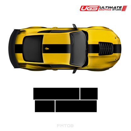 Ford Mustang Top 2 Color Strip