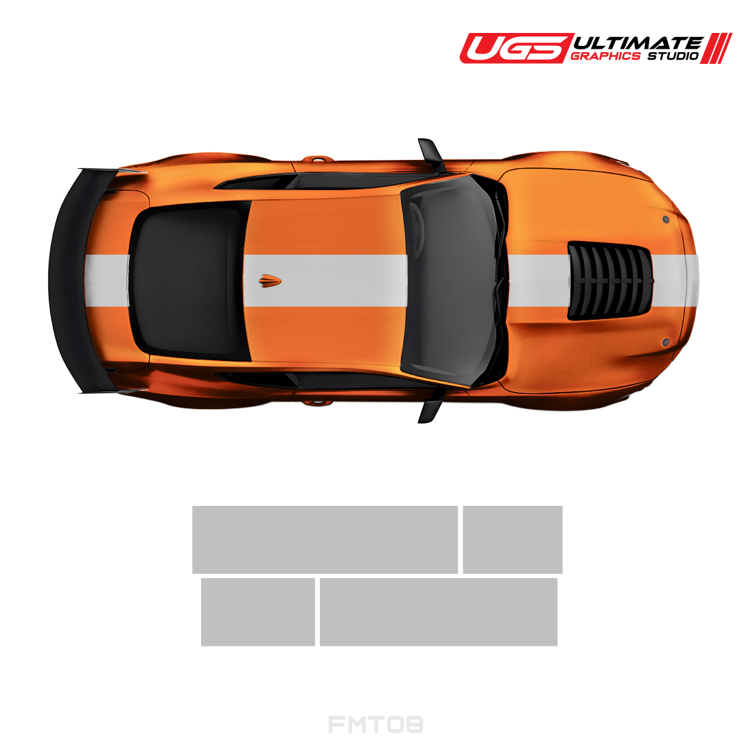Ford Mustang Top 2 Color Strip