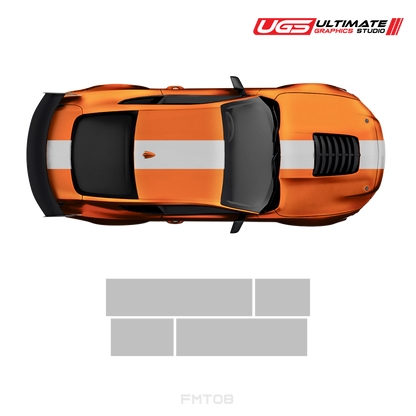 Ford Mustang Top 2 Color Strip