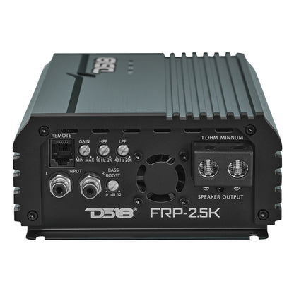 FRP Compact Full-Range Class D 1-Channel Amplifier 2,500 Watts Rms @ 1-Ohm