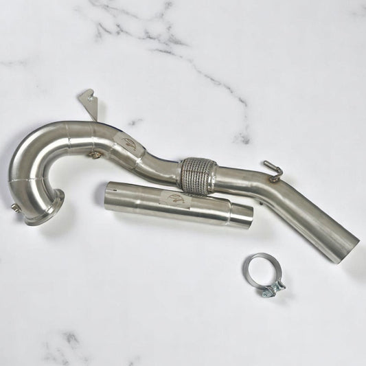 FWD Audi 8Y A3 Race Downpipe & VW MK8 GTI Race Downpipe - Palenon Performance