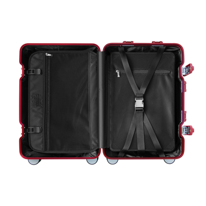 TREVA Aluminum Suitcase Red