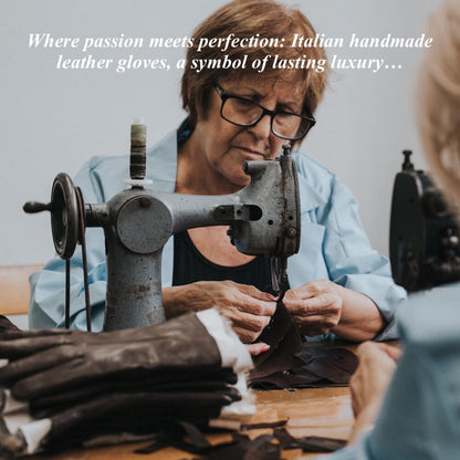 Marcello (brown) – Luxurious Italian peccary driving gloves