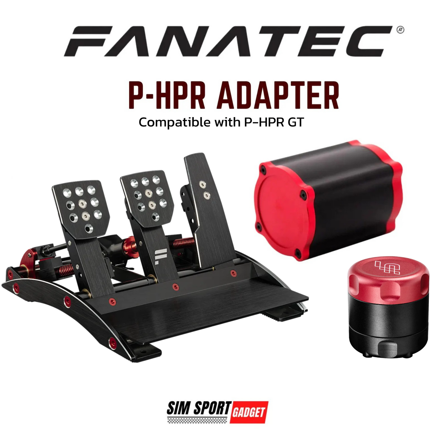 Fanatec ClubSport V3 Pedal Simagic P-HPR Mount