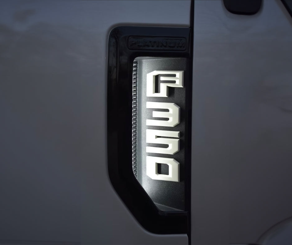 2017-2022 SuperDuty LED Fender Badge Kit