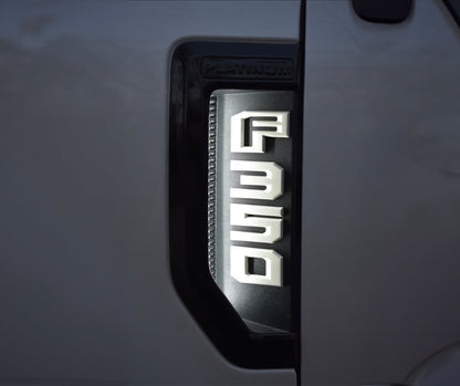 2017-2022 SuperDuty LED Fender Badge Kit