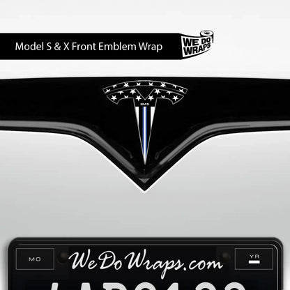 First Responders EMS Tesla Emblem Decals (Front + Back) | Model S