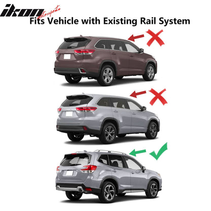 Universal SUV Roof Rack Cross Bar Cargo Luggage Carrier Aluminum