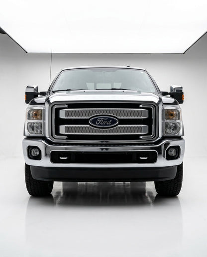 Fits 11-16 Ford F250 350 450 Platinum Moulding Front Mesh Grill