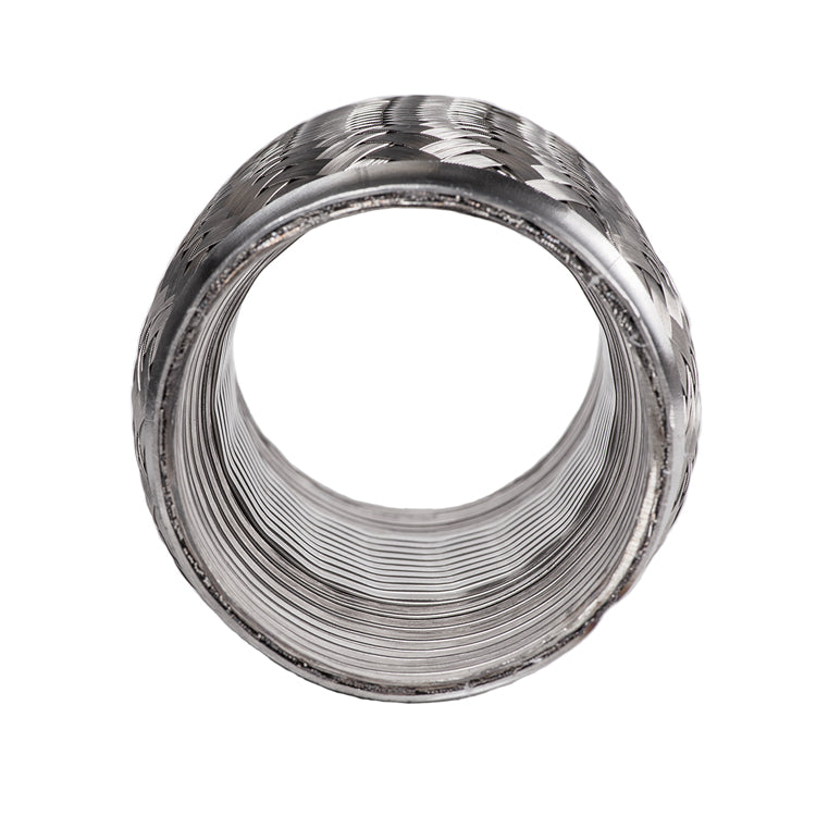 2.000" ID x 8" Long Flex Coupling (Interlock Liner) 304 Stainless