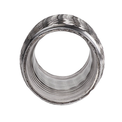 2.000" ID x 8" Long Flex Coupling (Interlock Liner) 304 Stainless