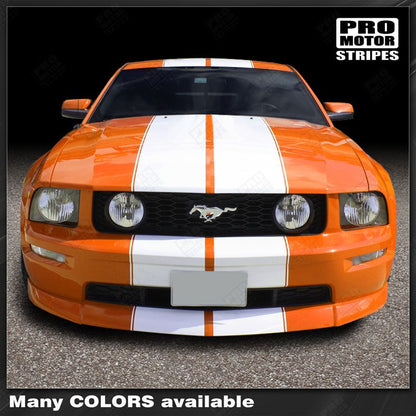 Ford Mustang 2005-2009 Pre-cut Over-The-Top Double Stripes