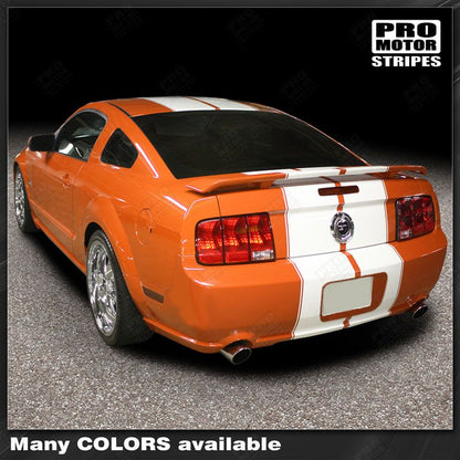 Ford Mustang 2005-2009 Pre-cut Over-The-Top Double Stripes