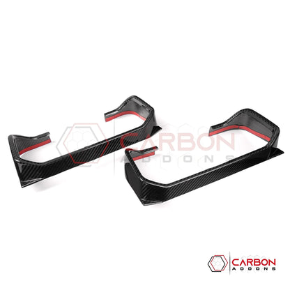 Carbon Fiber Rear Tail Light Trim Bezel Cover For Ford Bronco Raptor | Glossy or Matte
