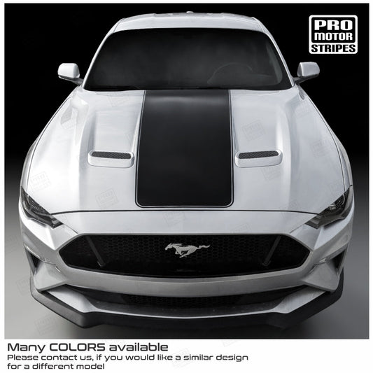 Ford Mustang 2005-2023 Hood Center Accent Stripe Decal