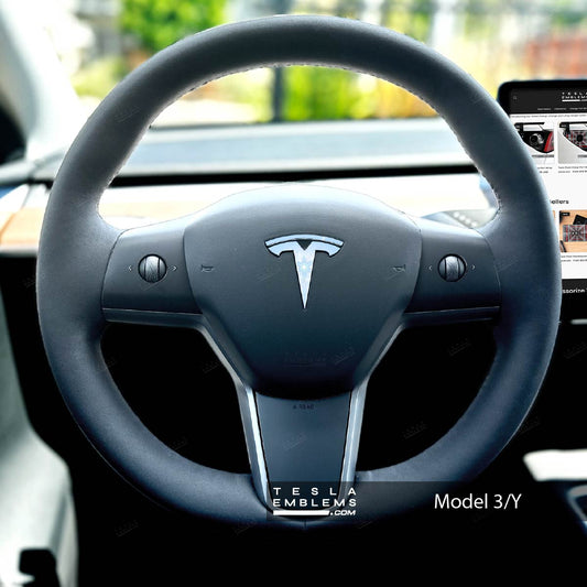 Frozen Elsa Tesla Steering Wheel Emblem Decal | Model 3