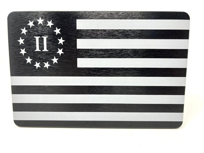 Second American Revolution Flag Hitch Cover