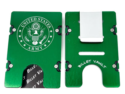 Army Badge - BilletVault Aluminum Wallet