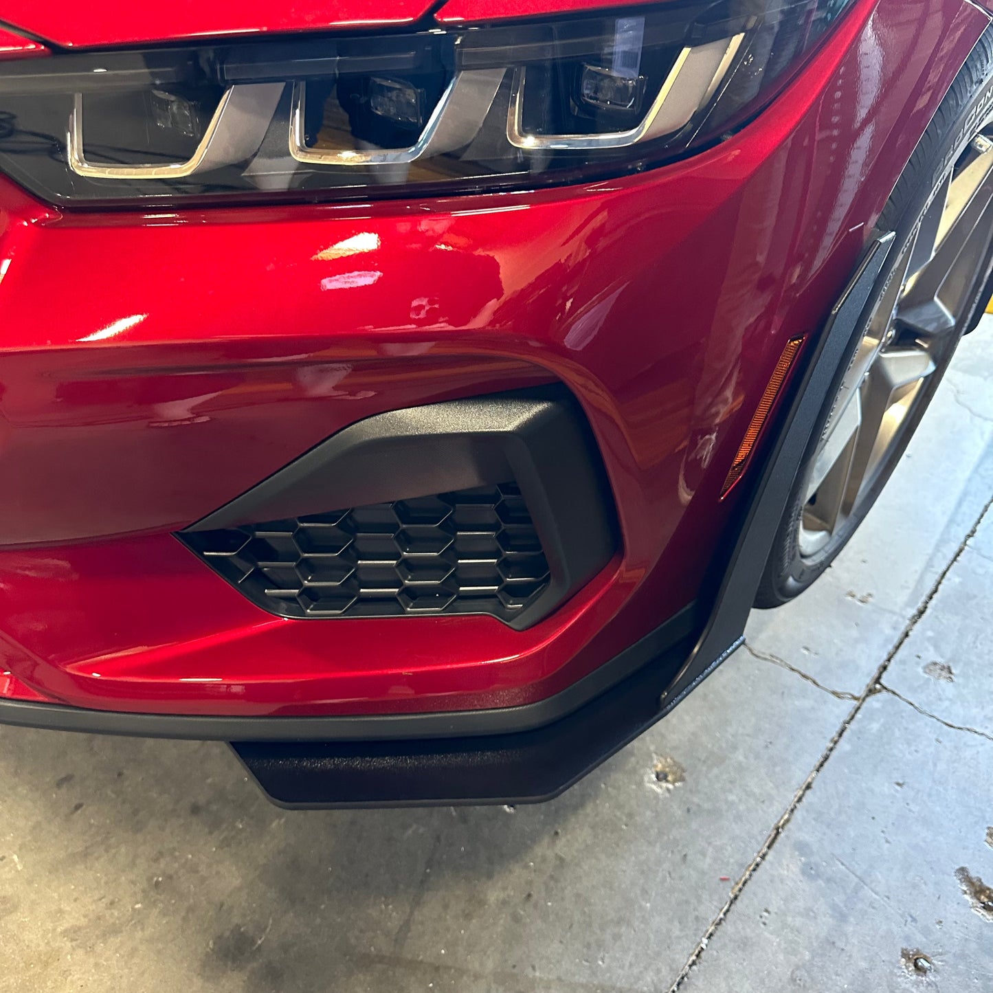 Mustang 24-26 GT/ECO 'GT500 Style' Splitter Winglet & Fender Extensions