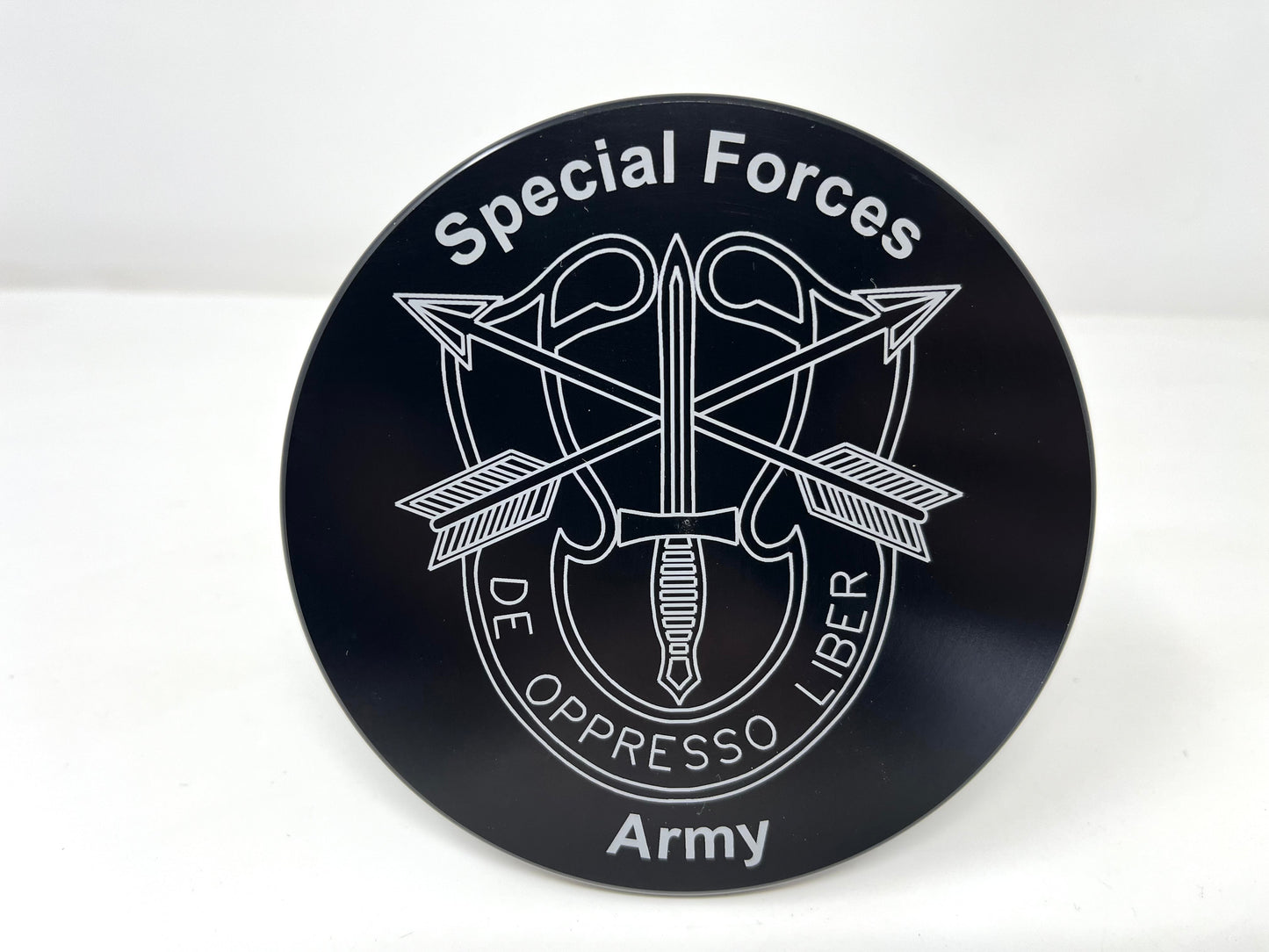 Army Special Forces - De Opresso Liber Billet Aluminum Hitch Cover