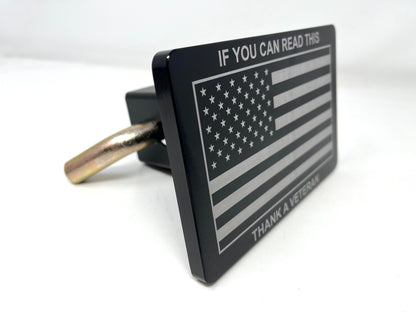 If You Can Read This Thank A Veteran Hitch Cover