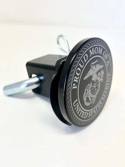 Proud Mom Of A Marine Hitch Cover