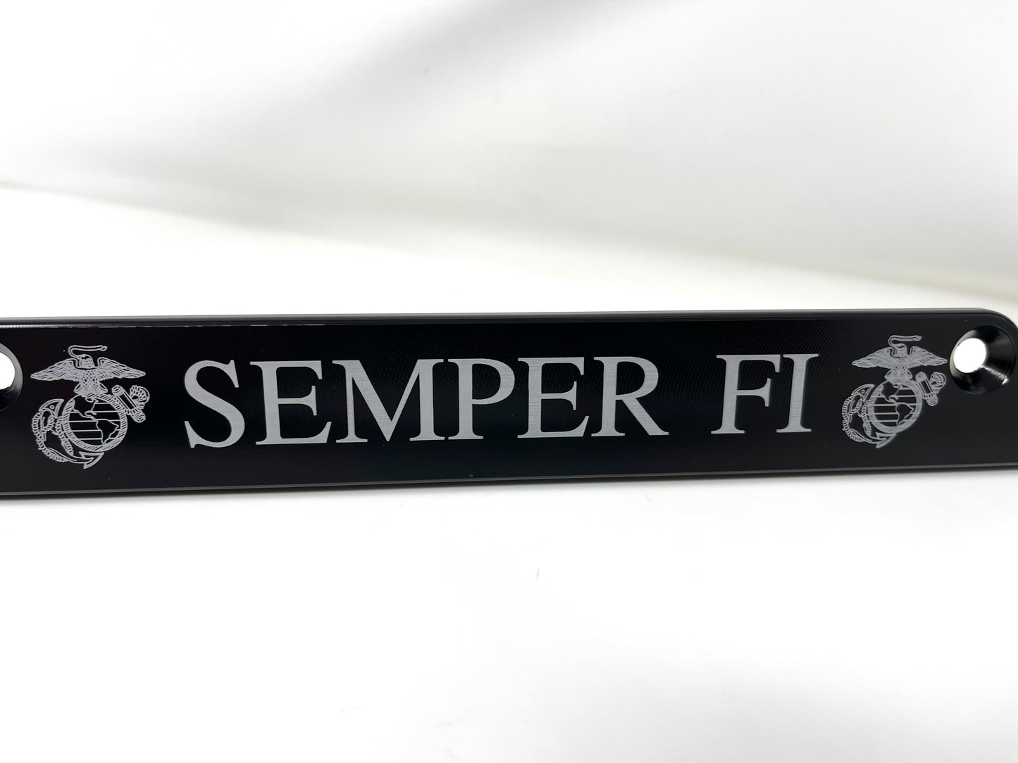 Semper Fi Marine Corps Billet Aluminum License Plate Frame