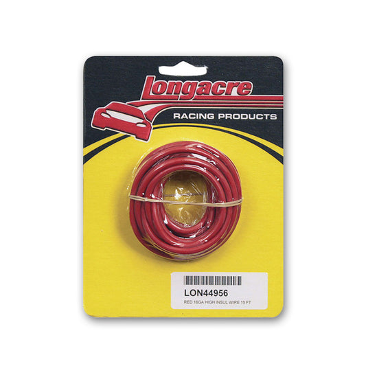 Longacre 16 gauge HD electrical wire - Red 52-44956