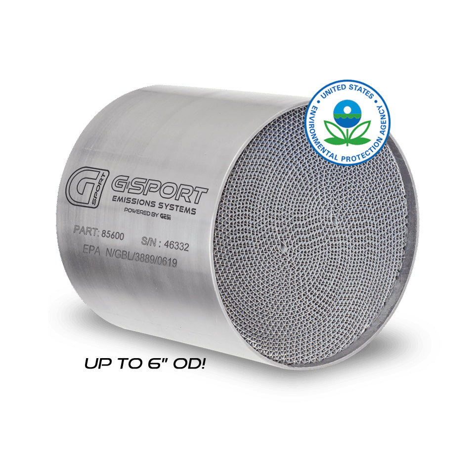 G-Sport Gen2 EPA Compliant Catalytic Converter Core - 4.500" Body x 4.000" Long (85200)
