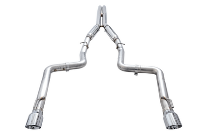 AWE Tuning Track Edition Exhaust for 17 Charger 5.7 - Chrome Silver Tips 3015-32120