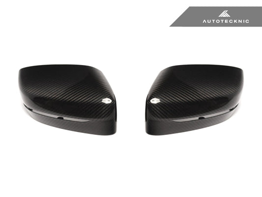 AutoTecknic Replacement Version II Dry Carbon Mirror Covers - BMW G30 5-Series | G32 6-Series GT | G11 7-Series